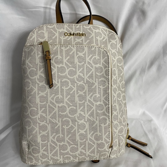 Calvin Klein backpack. Tan. Never used. With tags. - Picture 13 of 13